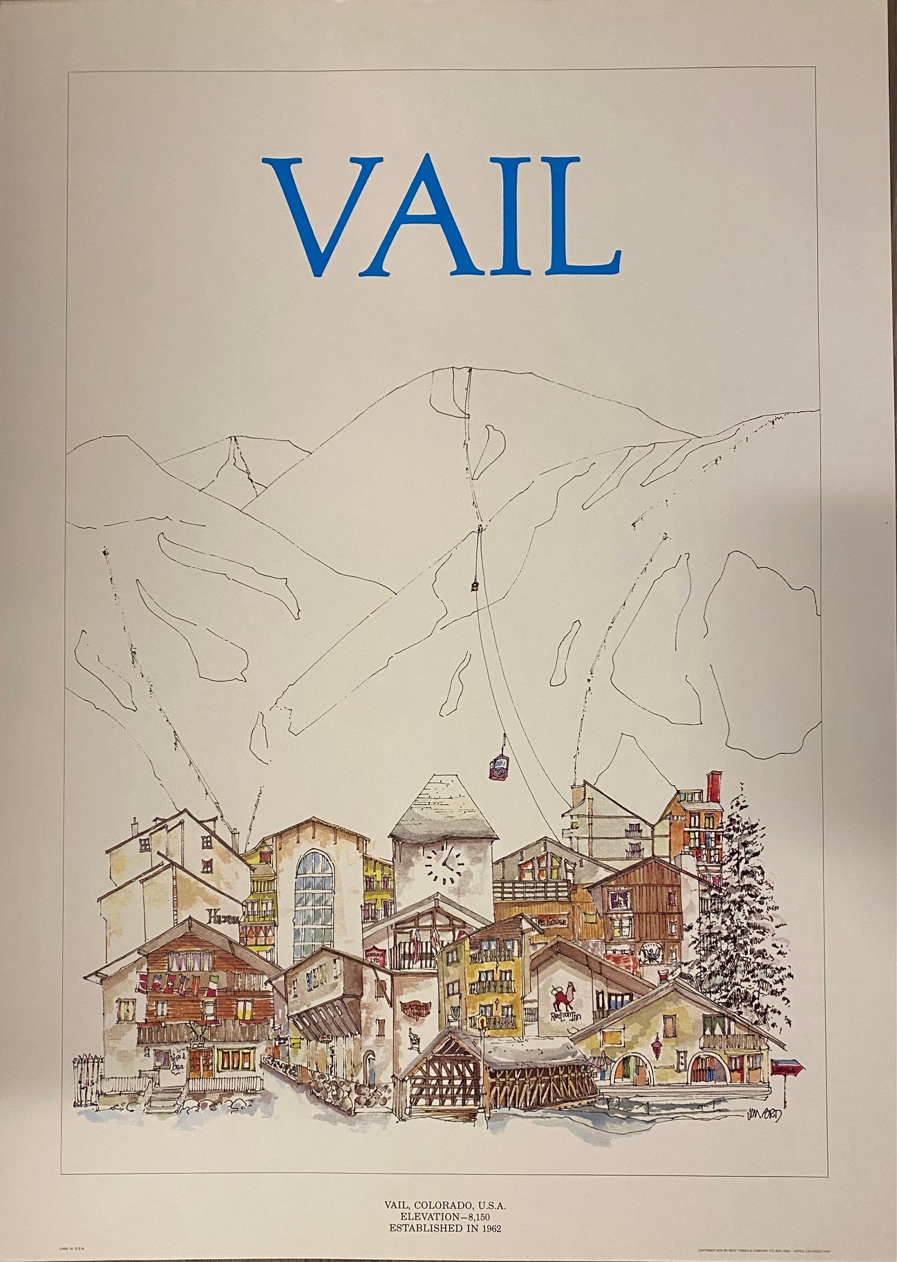 VAIL 1975 24x33