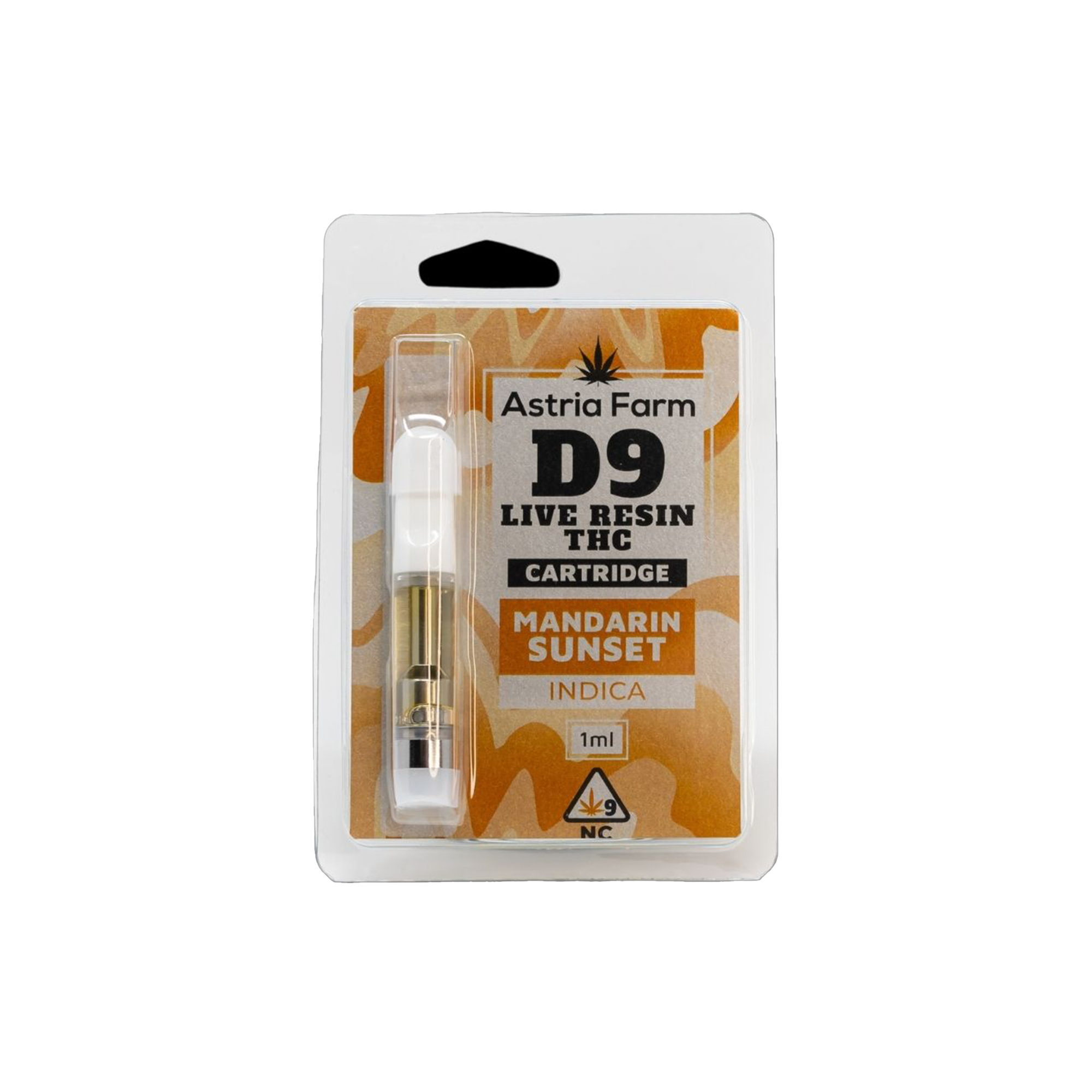 Astria Farm Delta 9 Live Resin Mandarin Sunset 1ML
