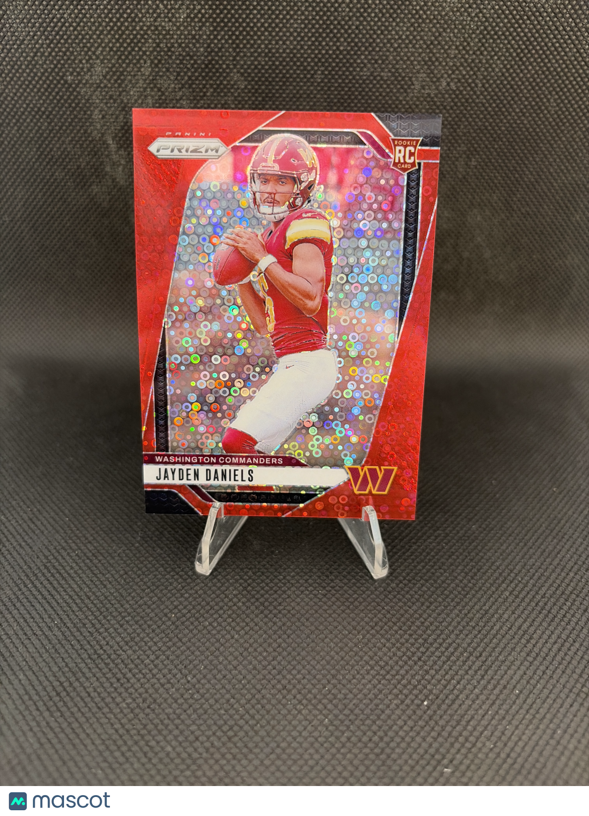 2024 Panini Prizm Jayden Daniels RC Red Disco /75