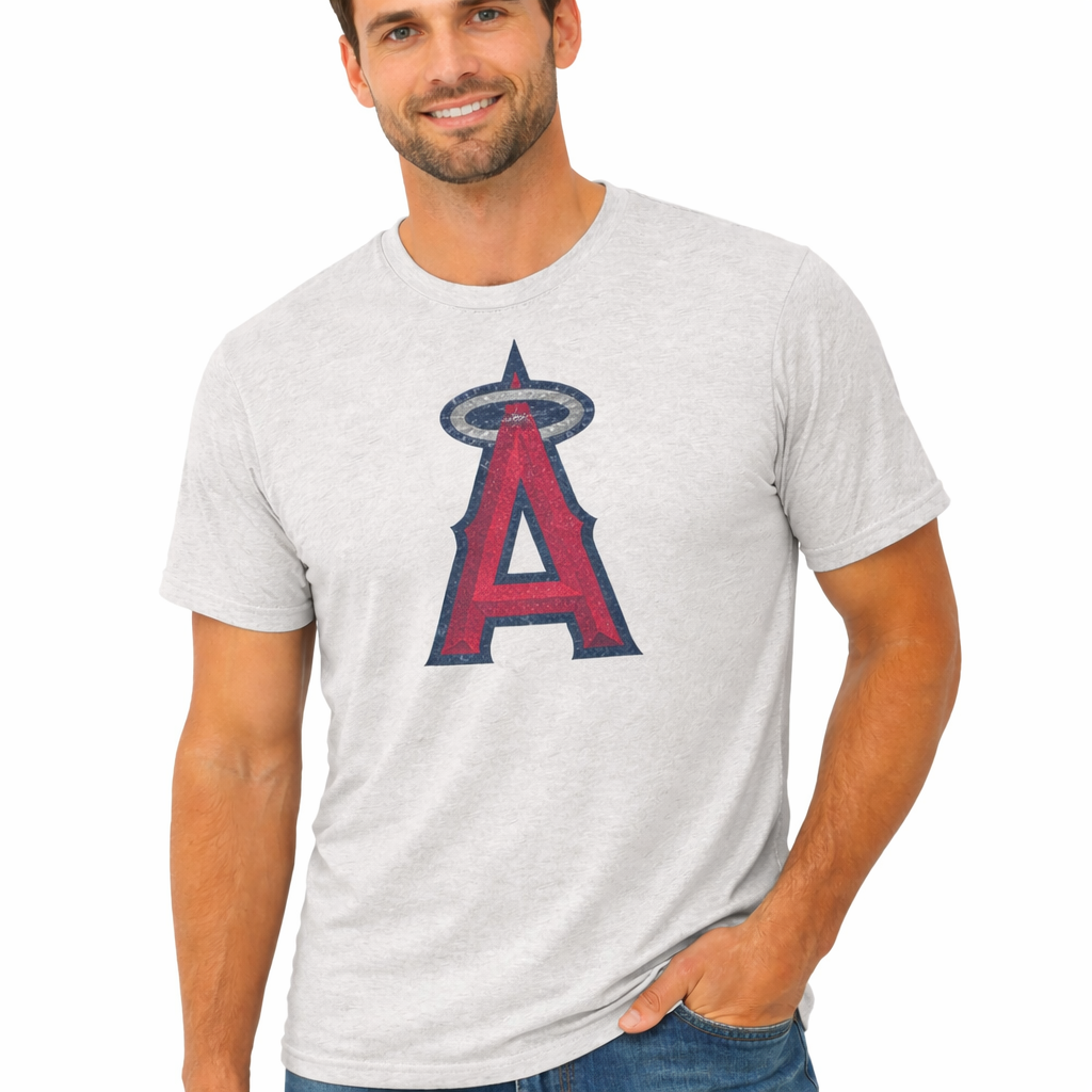 Los Angeles Angels Grey Premier '47Brand Franklin Shirt