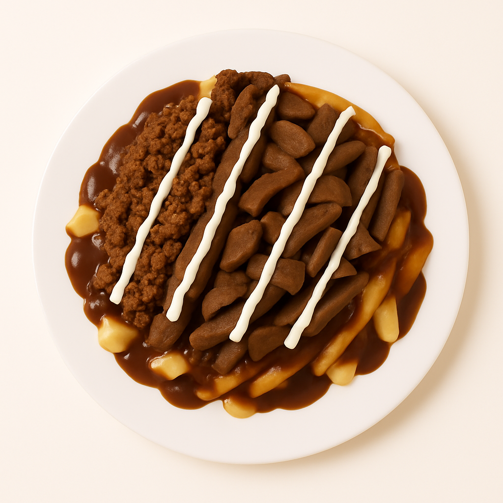 Mix Shawarma Poutine (Gyro and Lamb)