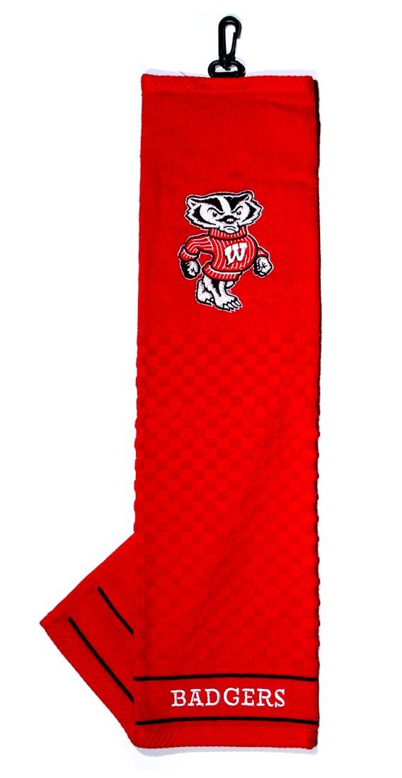 Wisconsin Badgers Embroidered Golf Towel 16x22"