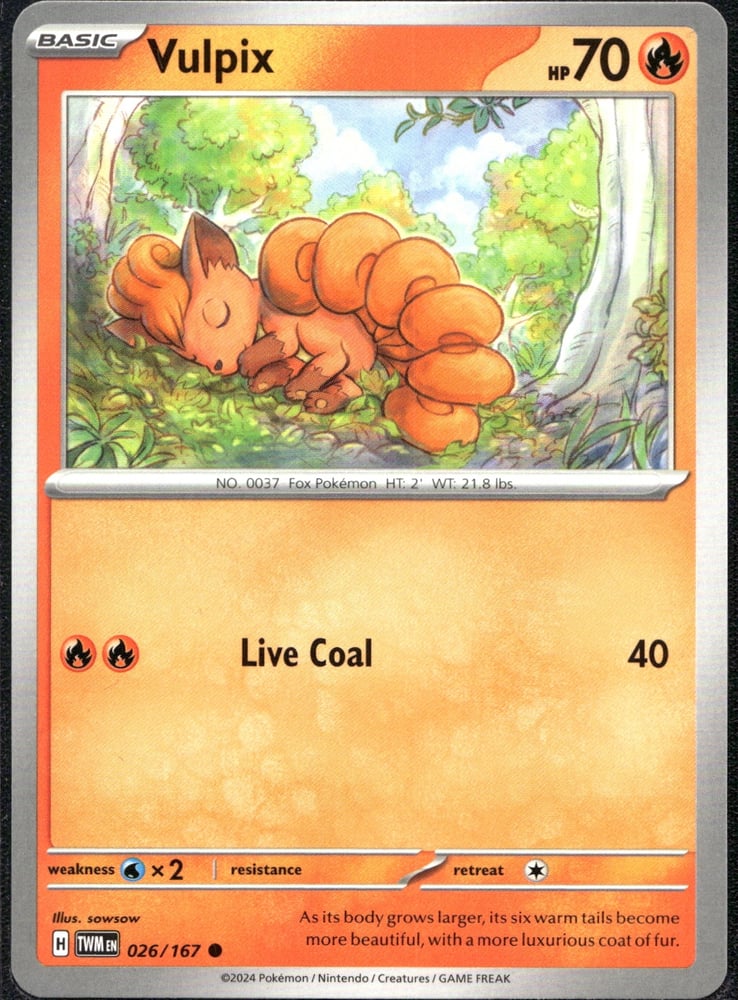 Vulpix - SV06 26/167