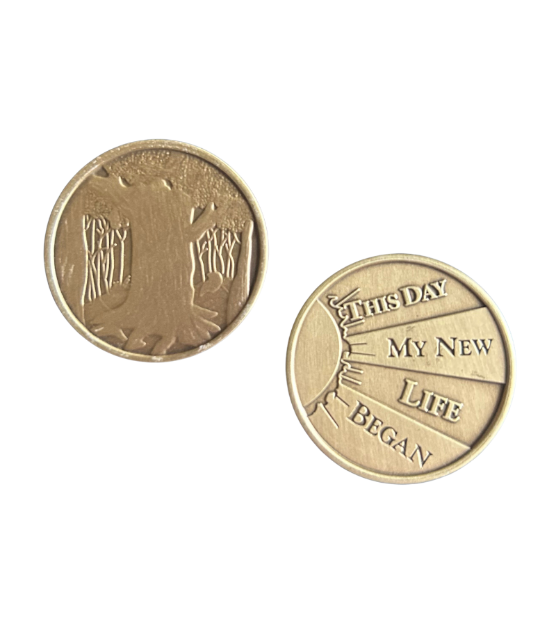 My New Life Affirmation Medallion