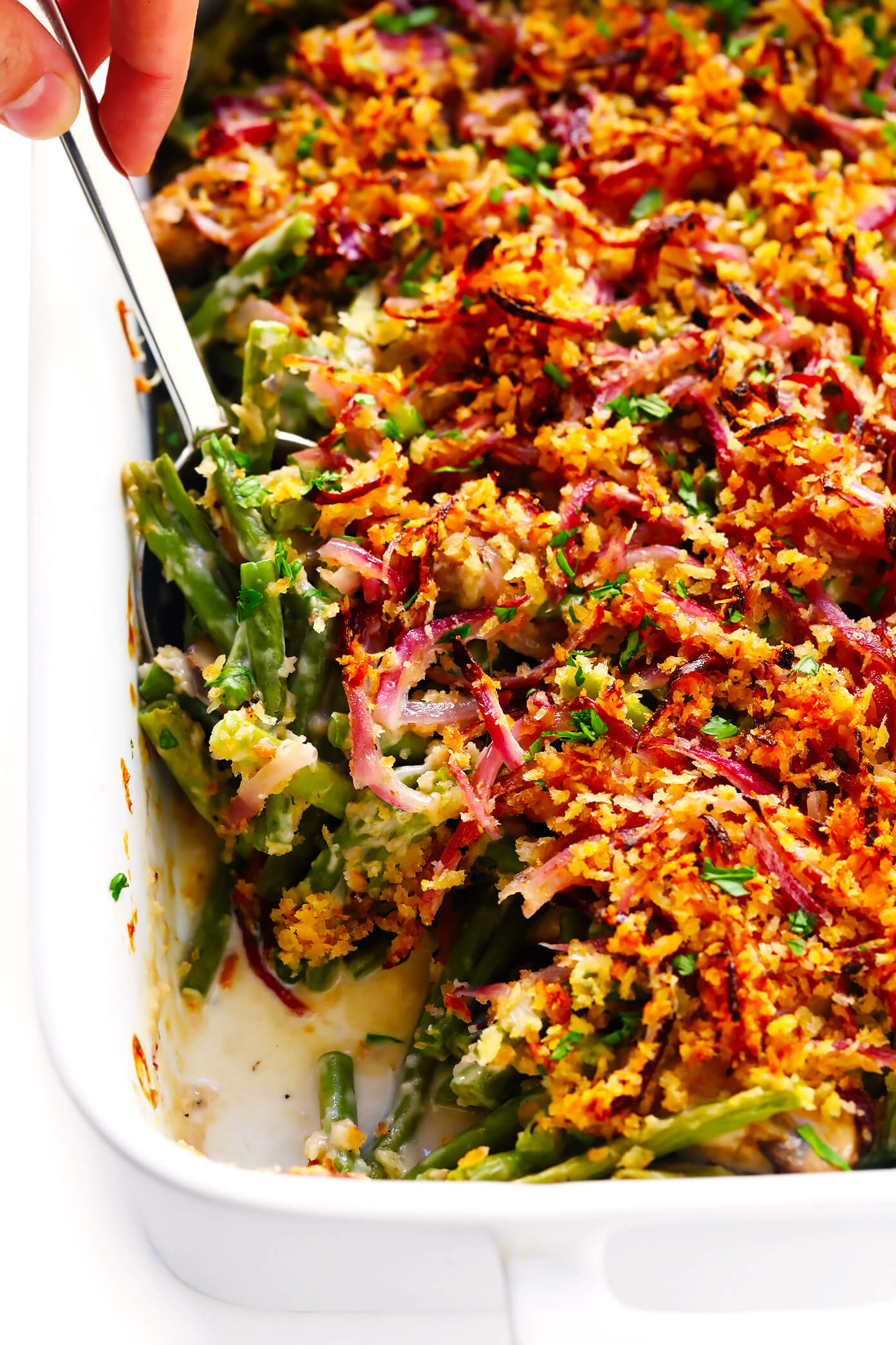 Crispy Green Bean Casserole [1/2 pan]