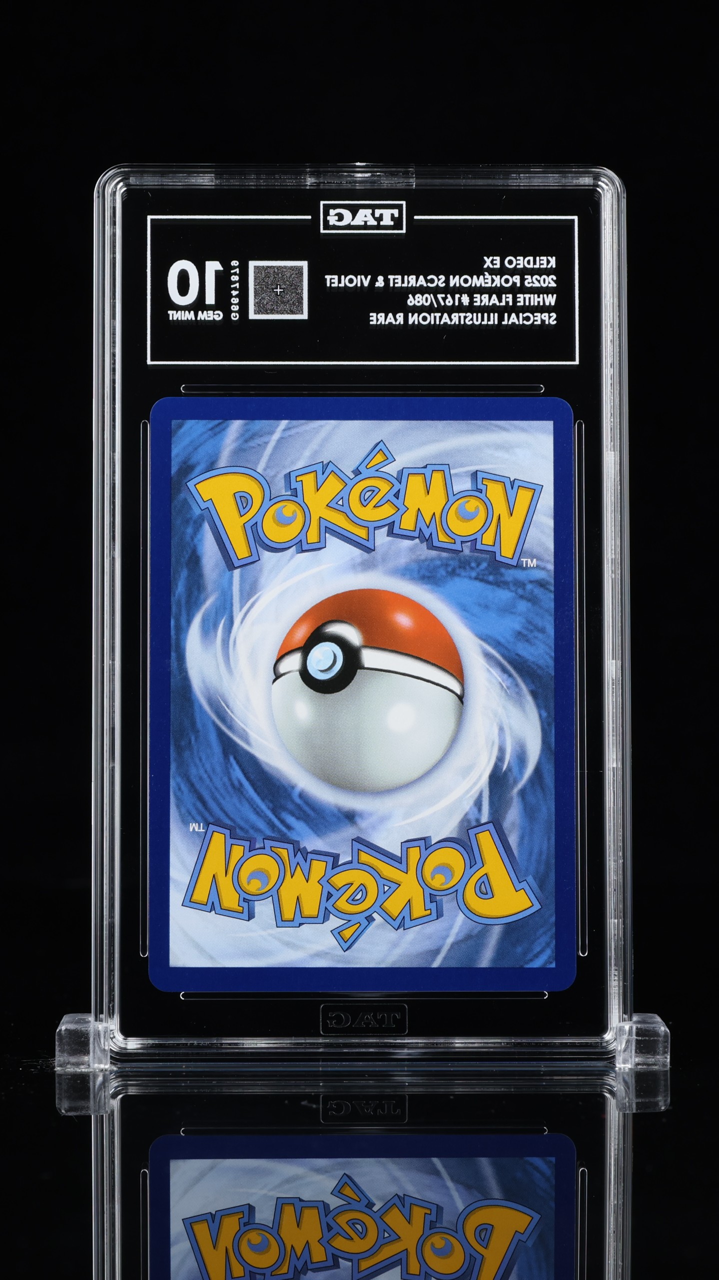 Keldeo ex TAG 10 2025 POKÉMON SCARLET & VIOLET WHITE FLARE #167/086 thumbnail 2