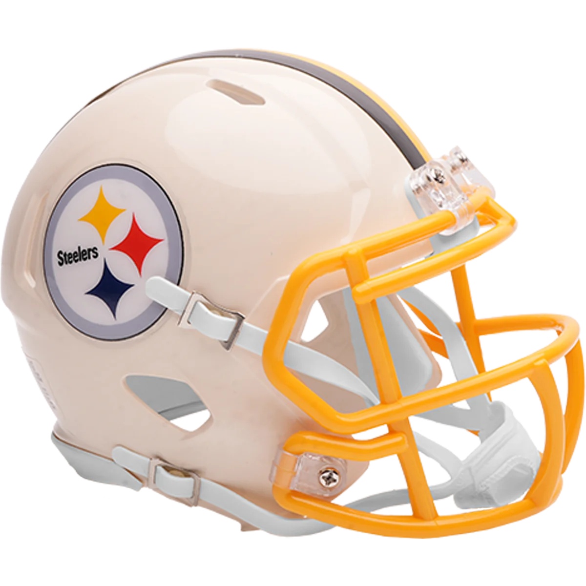 Pittsburgh Steelers Retro Style Riddell Speed Mini Helmet