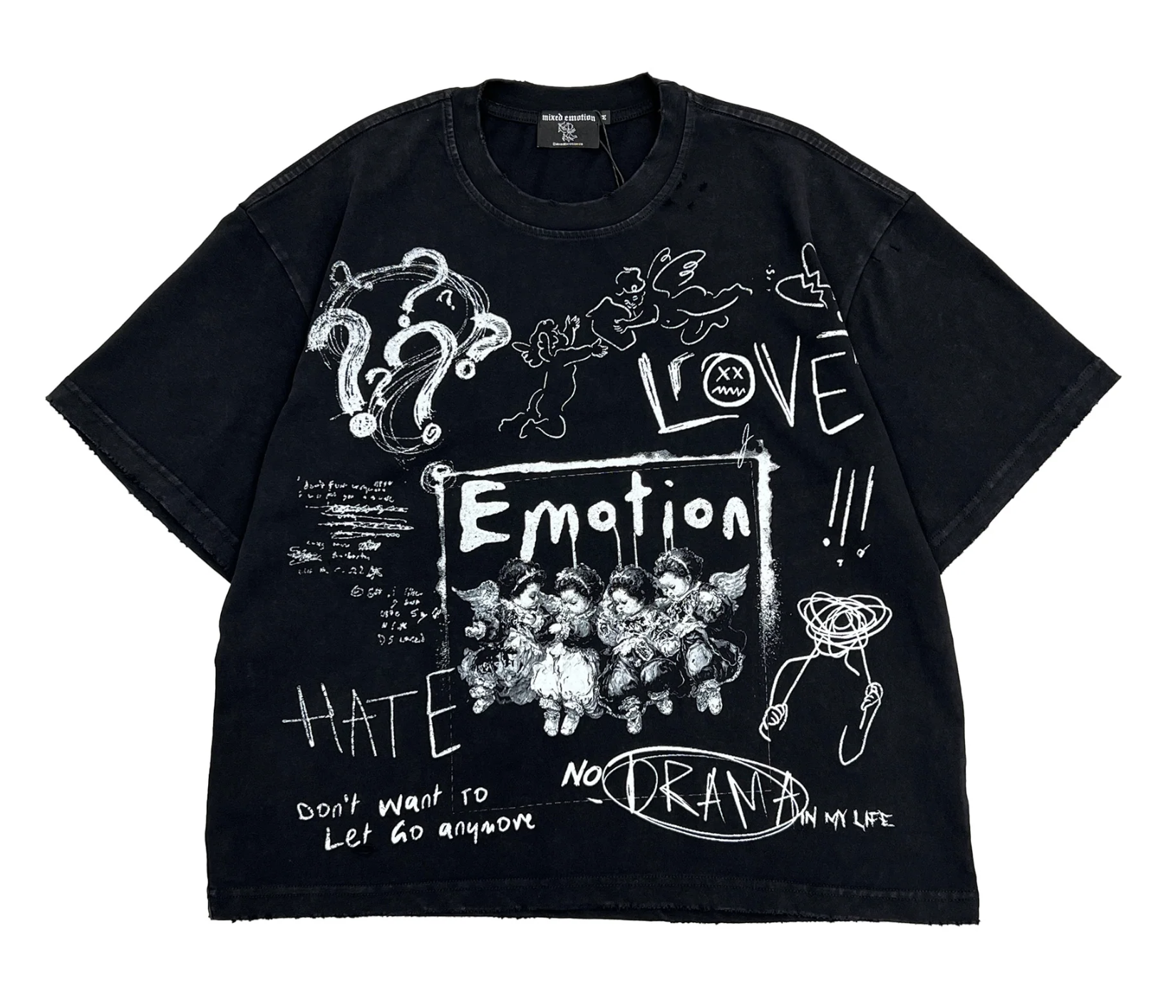 MIXED EMOTION Black “Chaos” Tee