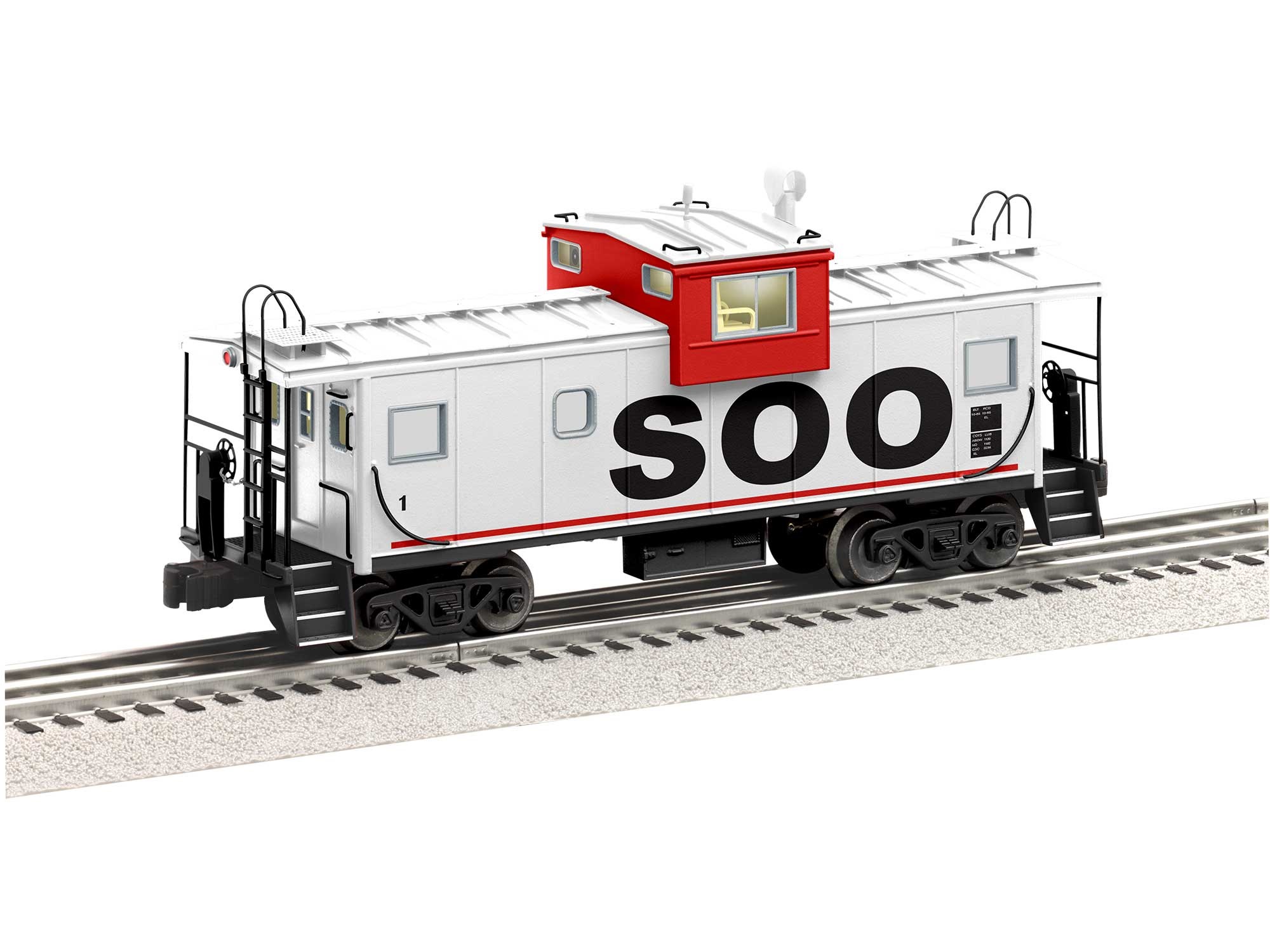 Soo Line Cupolacam Caboose #1 O Scale