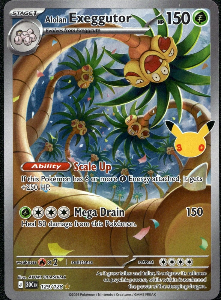 Alolan Exeggutor - 30TH 129/128