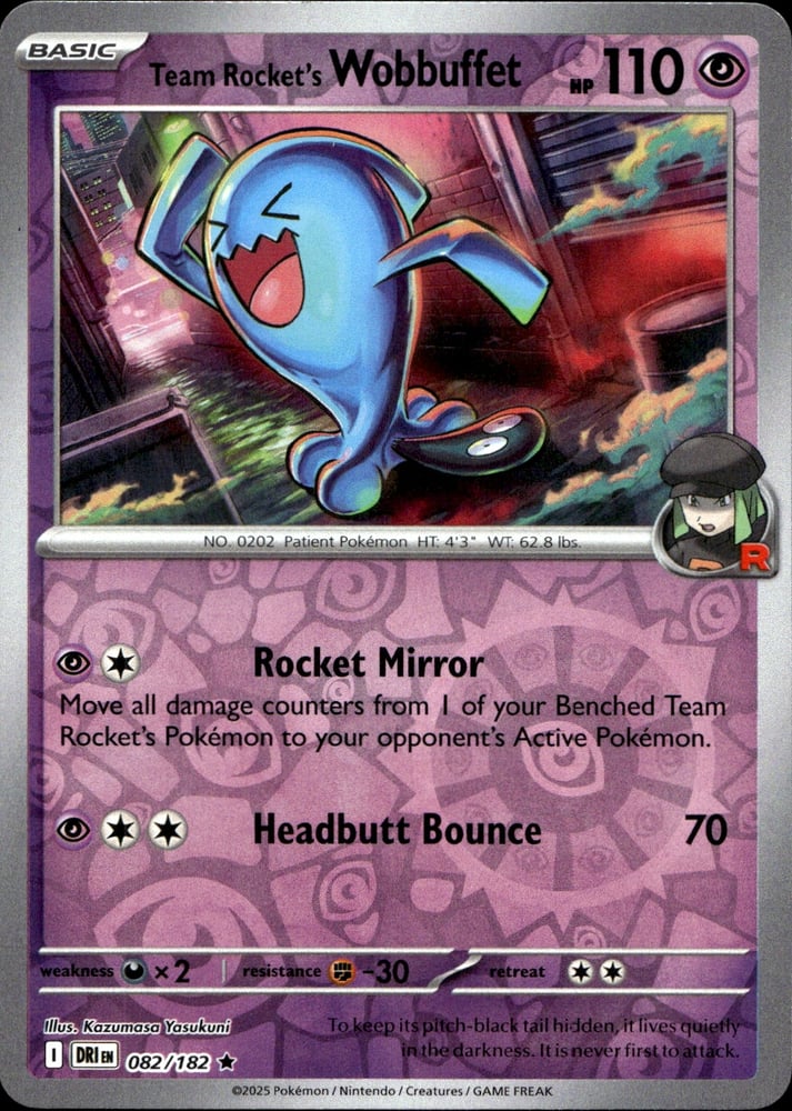 Team Rocket's Wobbuffet - SV10 82/182