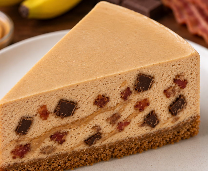 Elvis Cheesecake slice