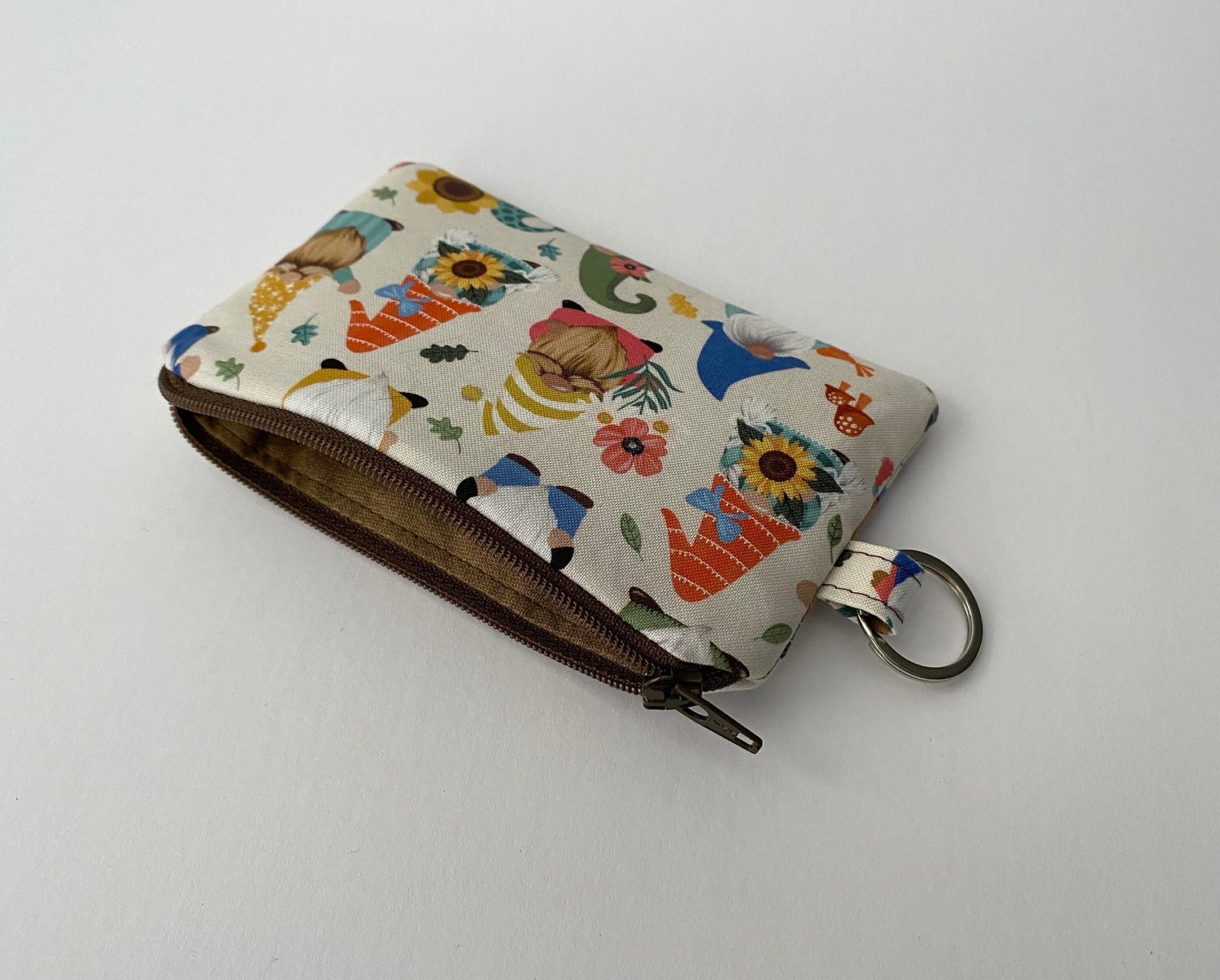 Keychain Pouch – Garden Gnomes, photo 4 of 4