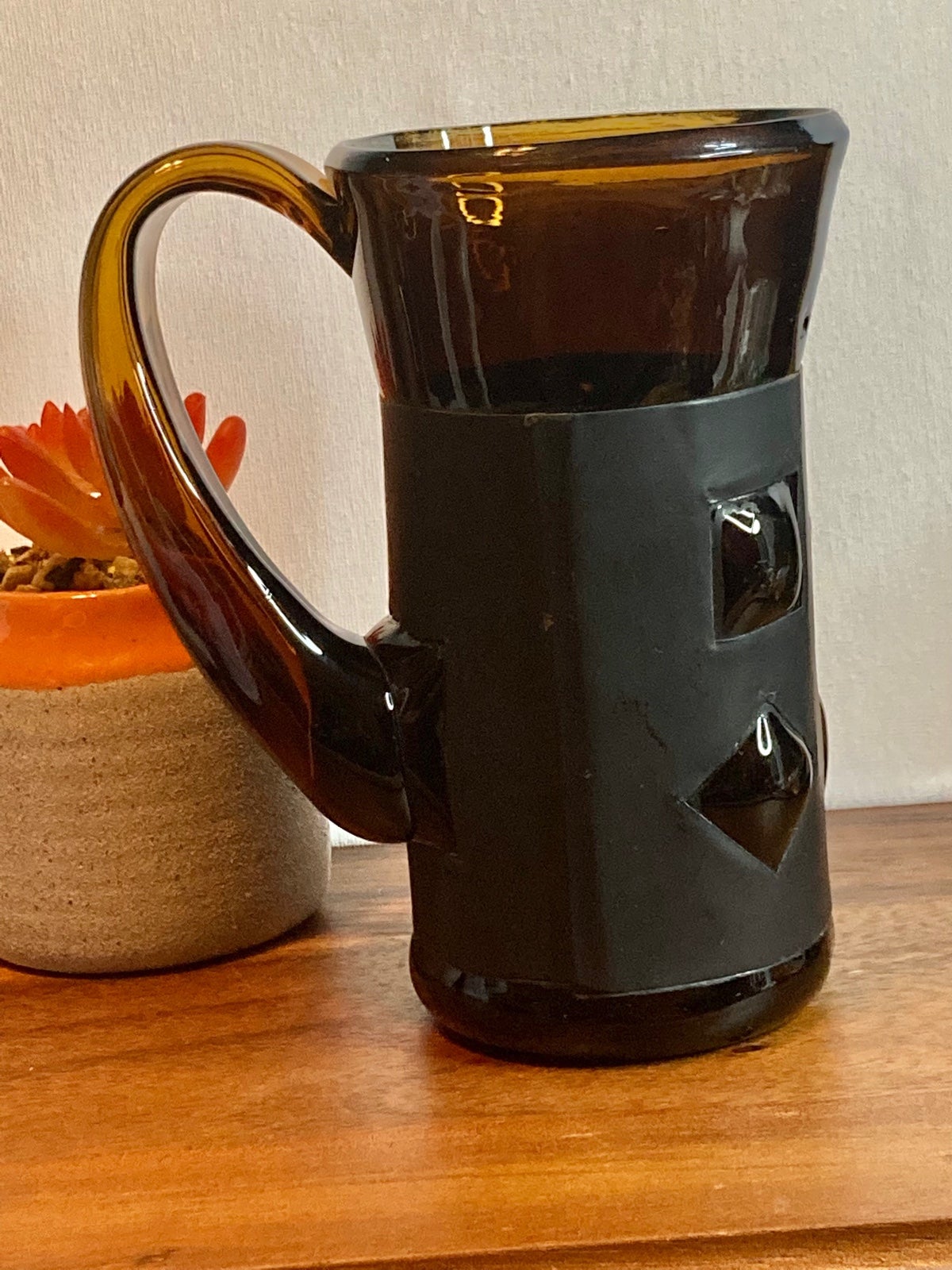 Large Drinking Mug Caged Glass Imprisoned Glass Felipe Derflingher