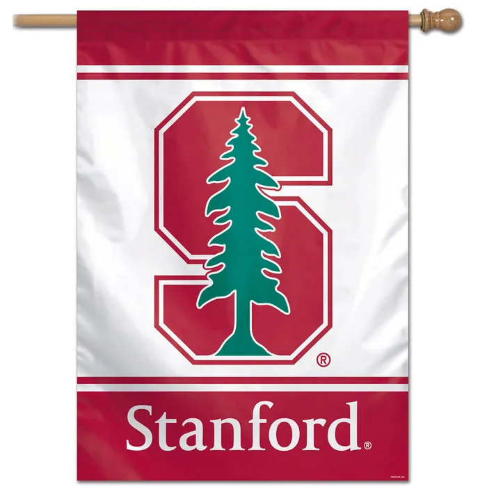 Stanford Cardinal Vertical House Flag 28x40"