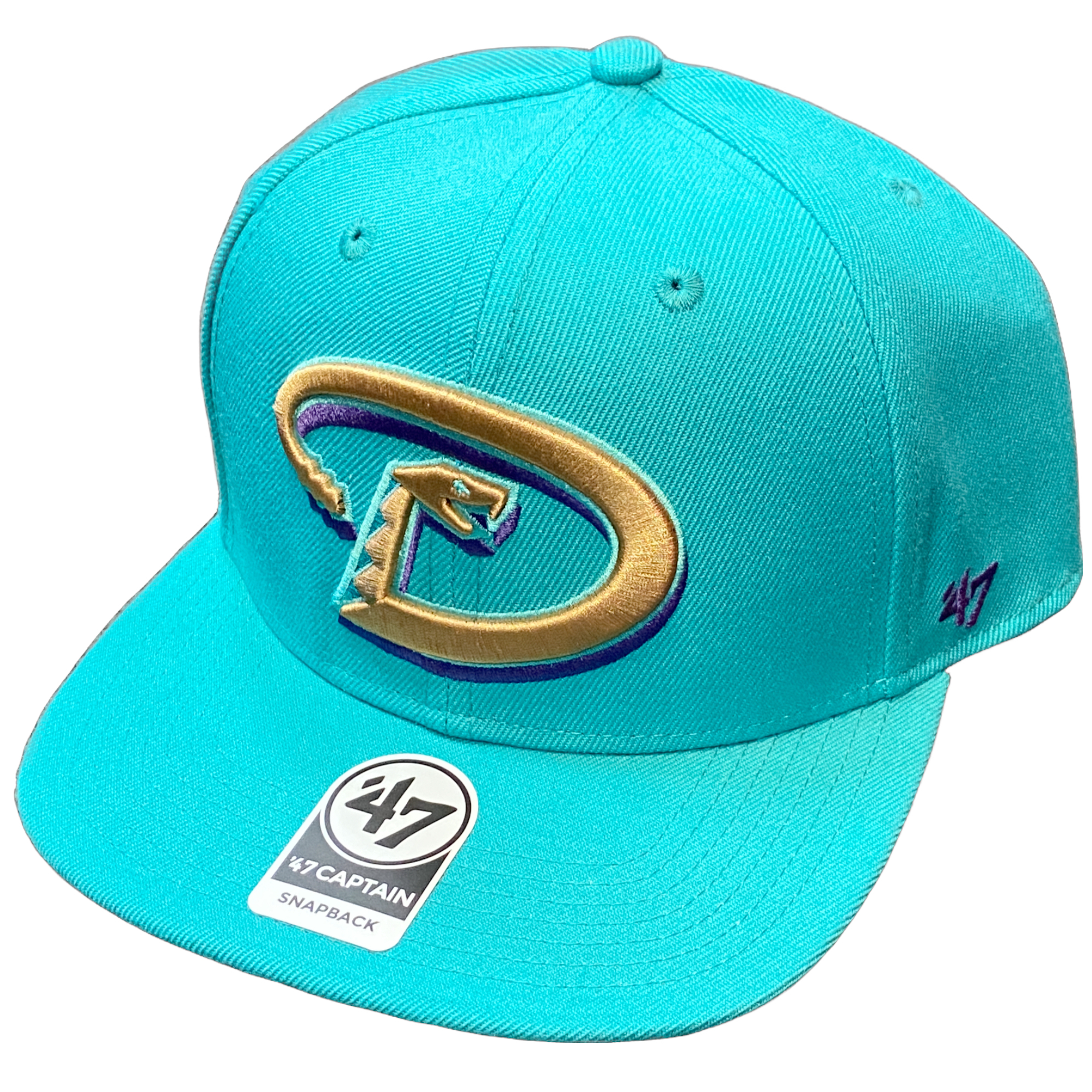 Arizona Diamondbacks Aqua '47Brand Snapback Hat