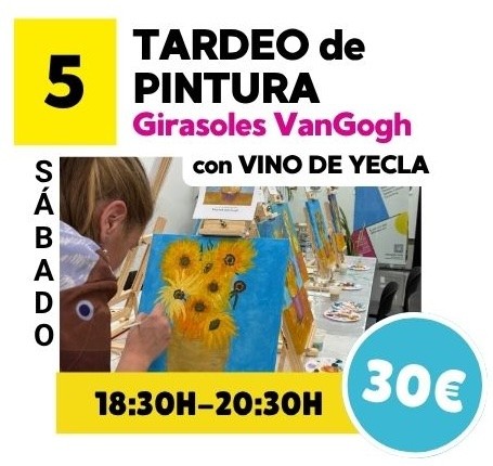 Reserva Tardeo de Pintura Girasoles