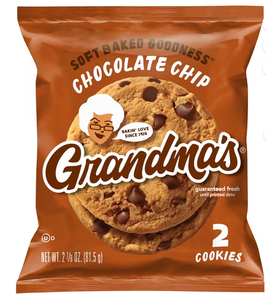 Grandma's - Soft Baked Chocolate Chip Cookies (2 count)