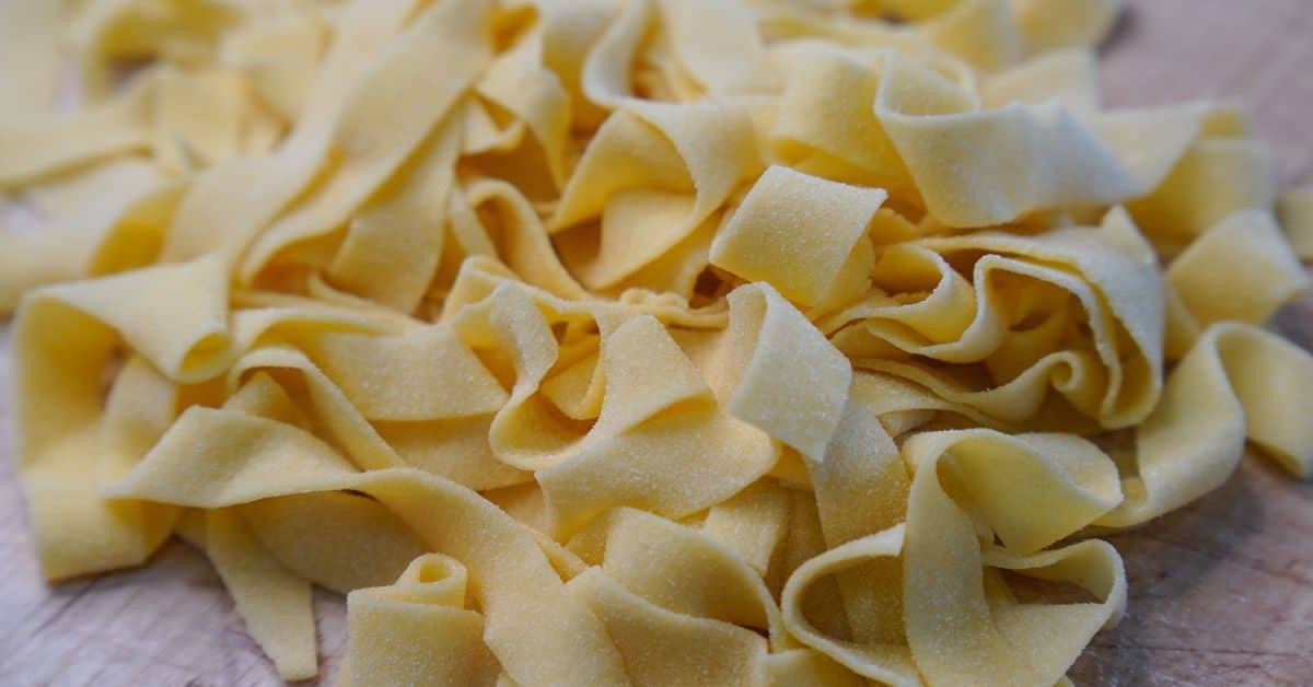 Photo of Sourdough Egg Noodles (Wide)