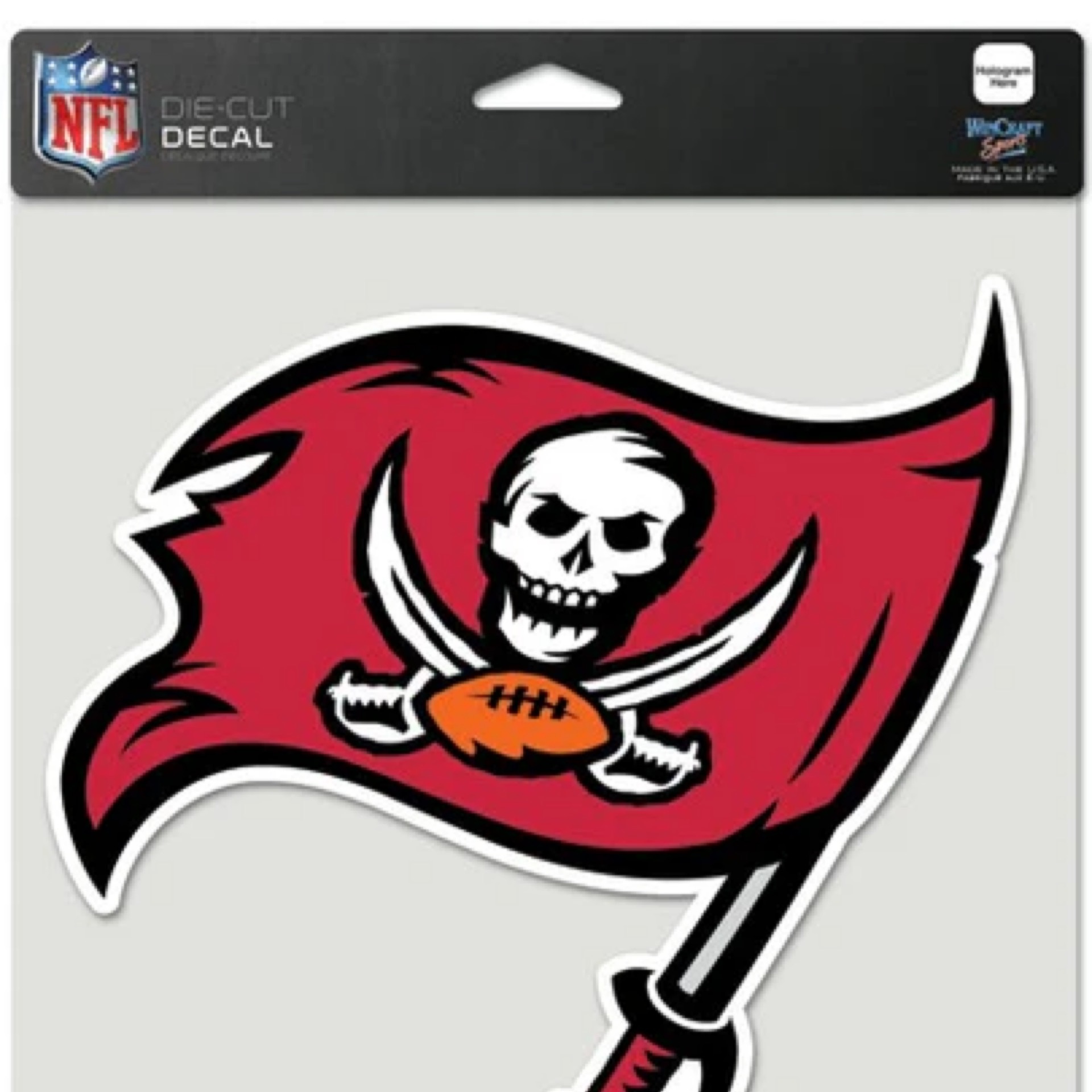 Tampa Bay Buccaneers Perfect Cut Decal 8x8"