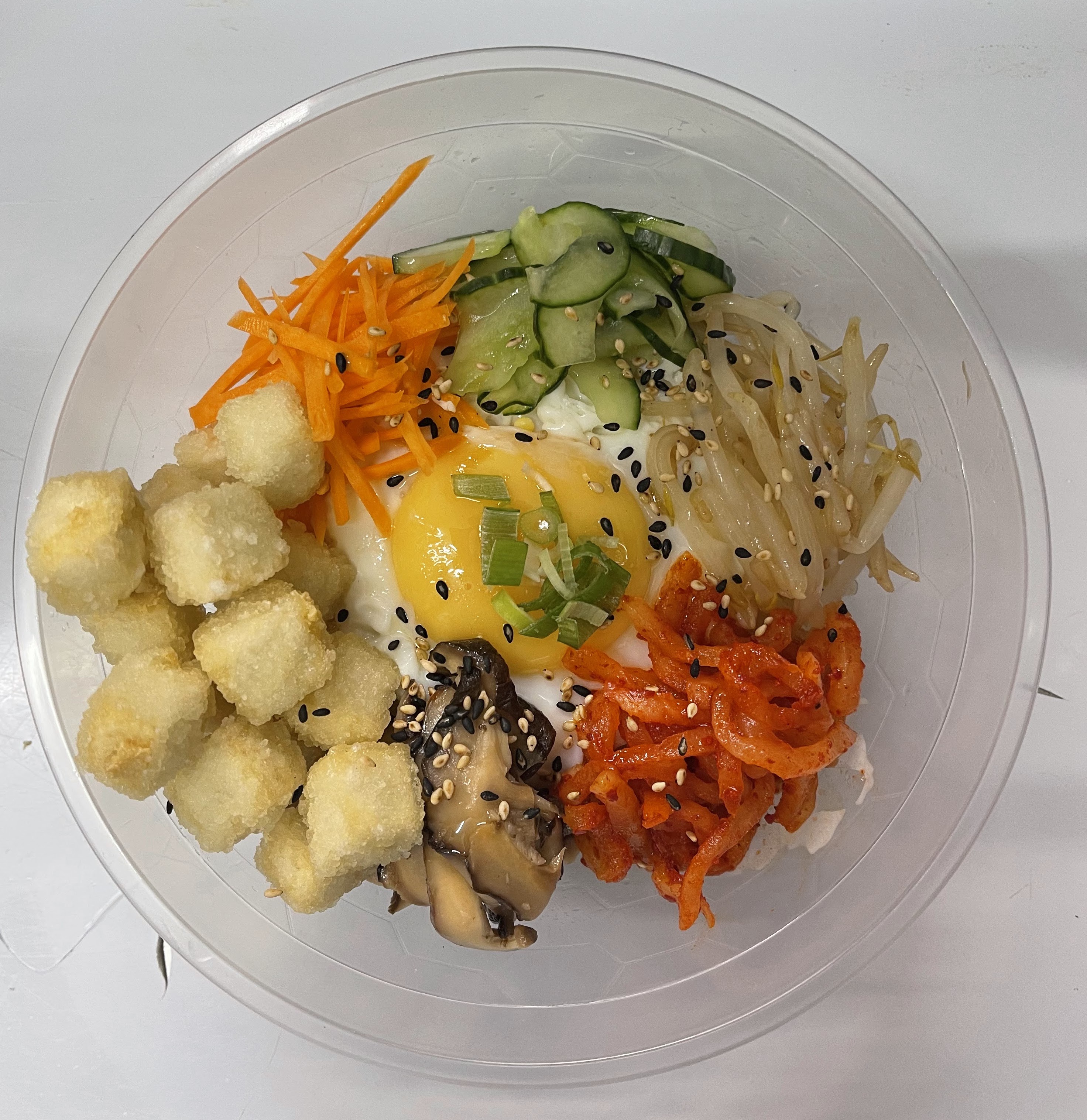 Fried Tofu Bibimbap (V)