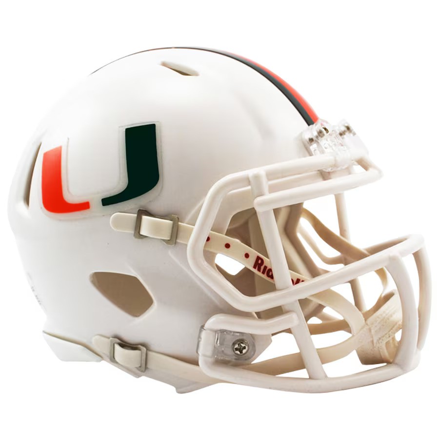 Miami Hurricanes Riddell Speed Mini Helmet