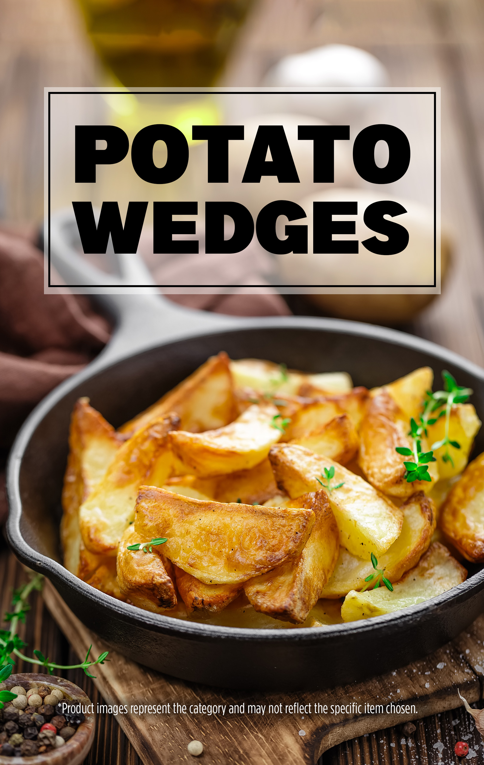 Potato Wedges (1lb)