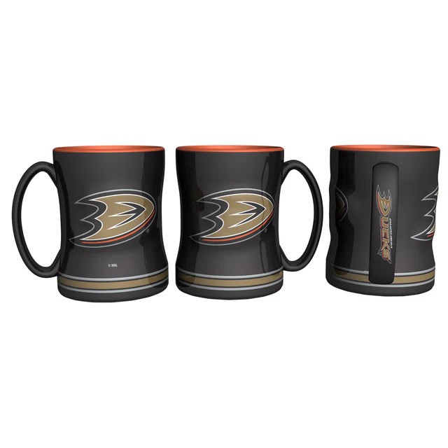 Anaheim Ducks Sculpted Coffee Mug 14oz