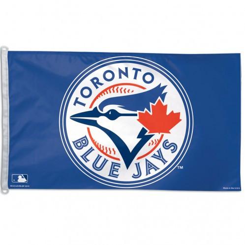 Toronto Blue Jays Blue Primary Logo Flag 3x5'
