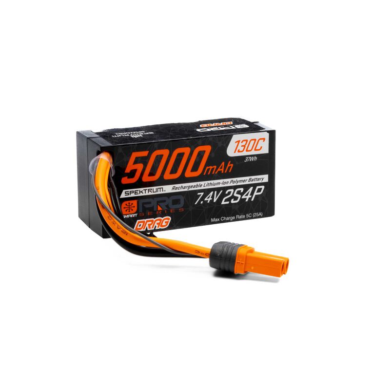5000mah 2S 7.4V Smart Pro Drag 130C SPMXDRB2
