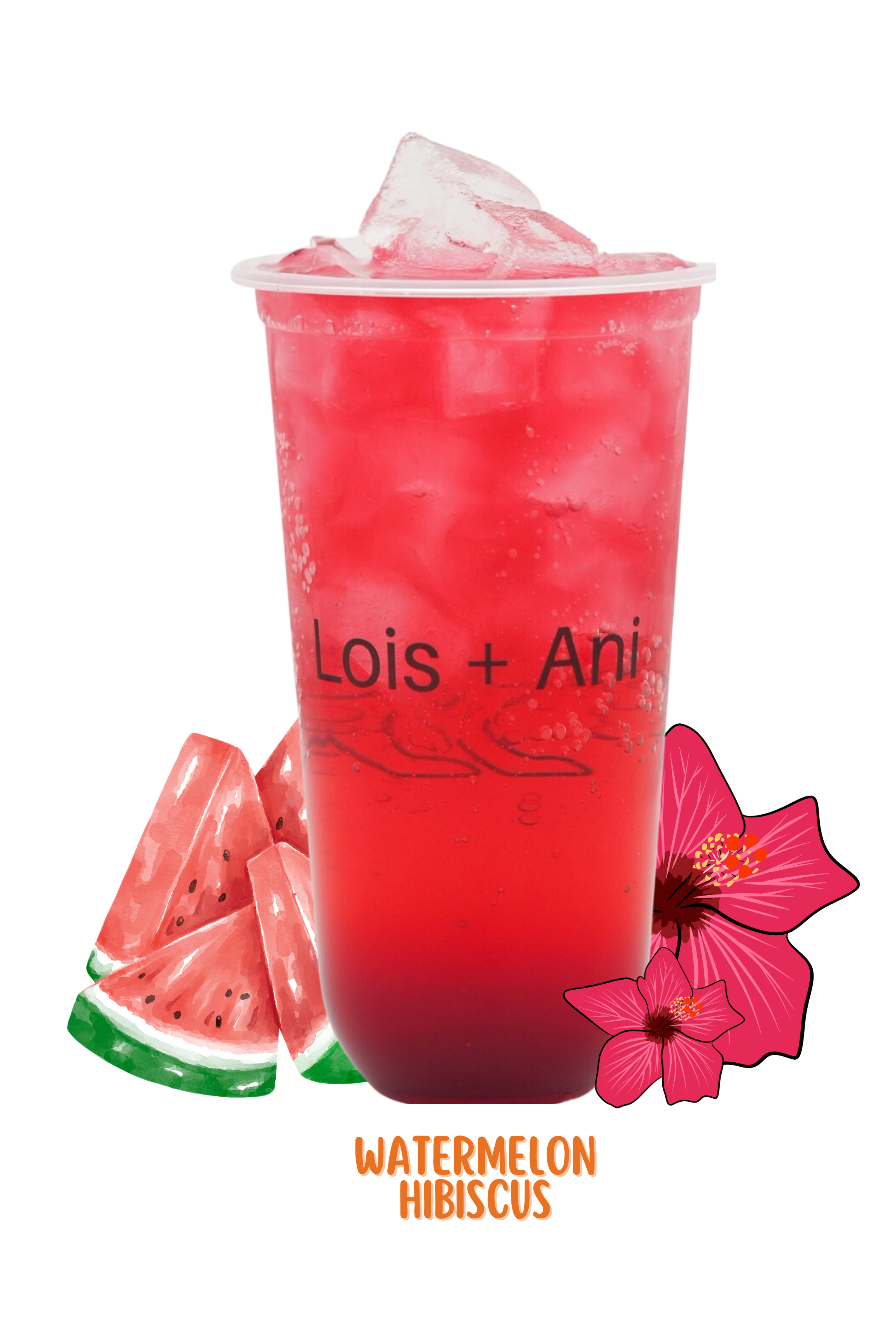 Watermelon Hibiscus Sparkling Tea