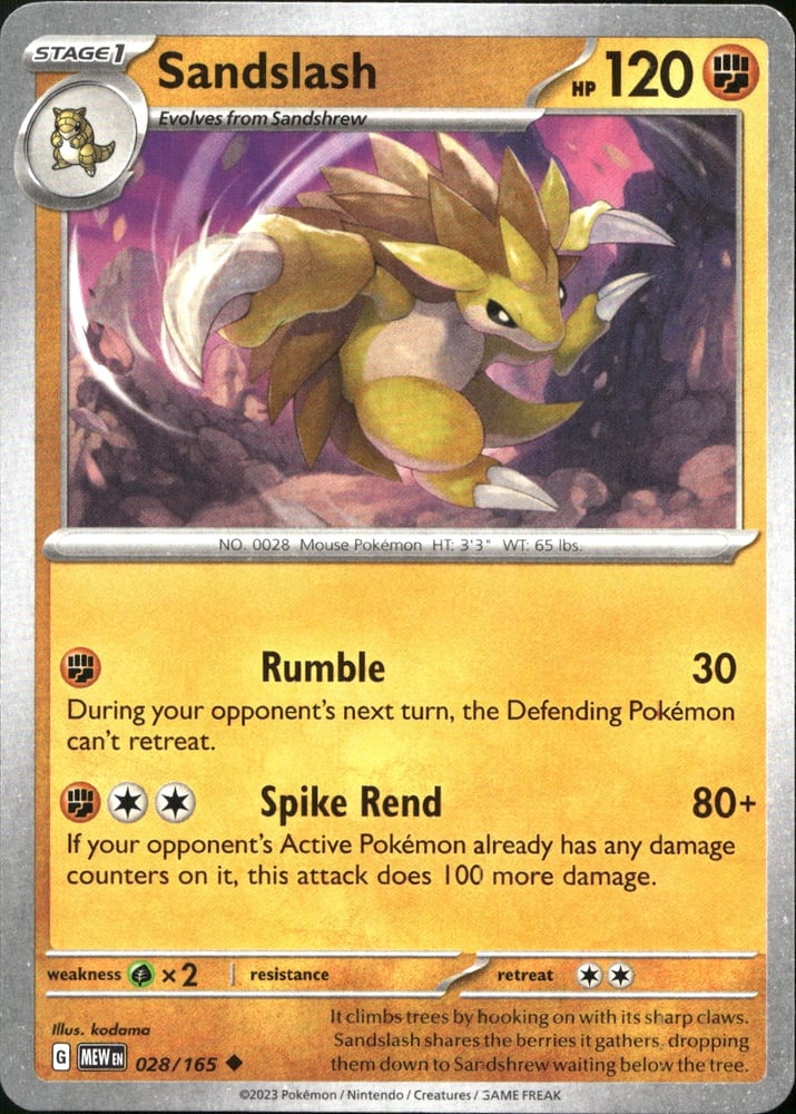 Sandslash - SV03.5 28/165