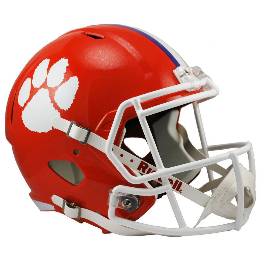 Clemson Tigers Riddell Full Size Speed Helmet