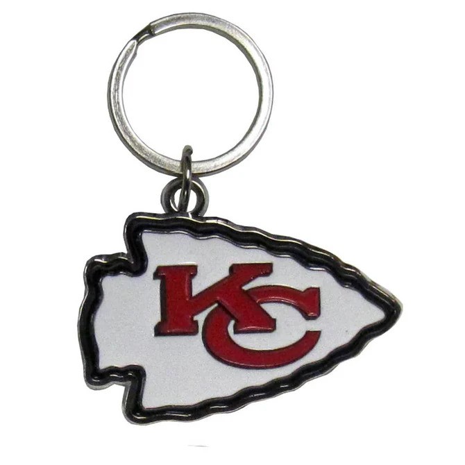 Kansas City Chiefs Cloisonne Metal Keychain