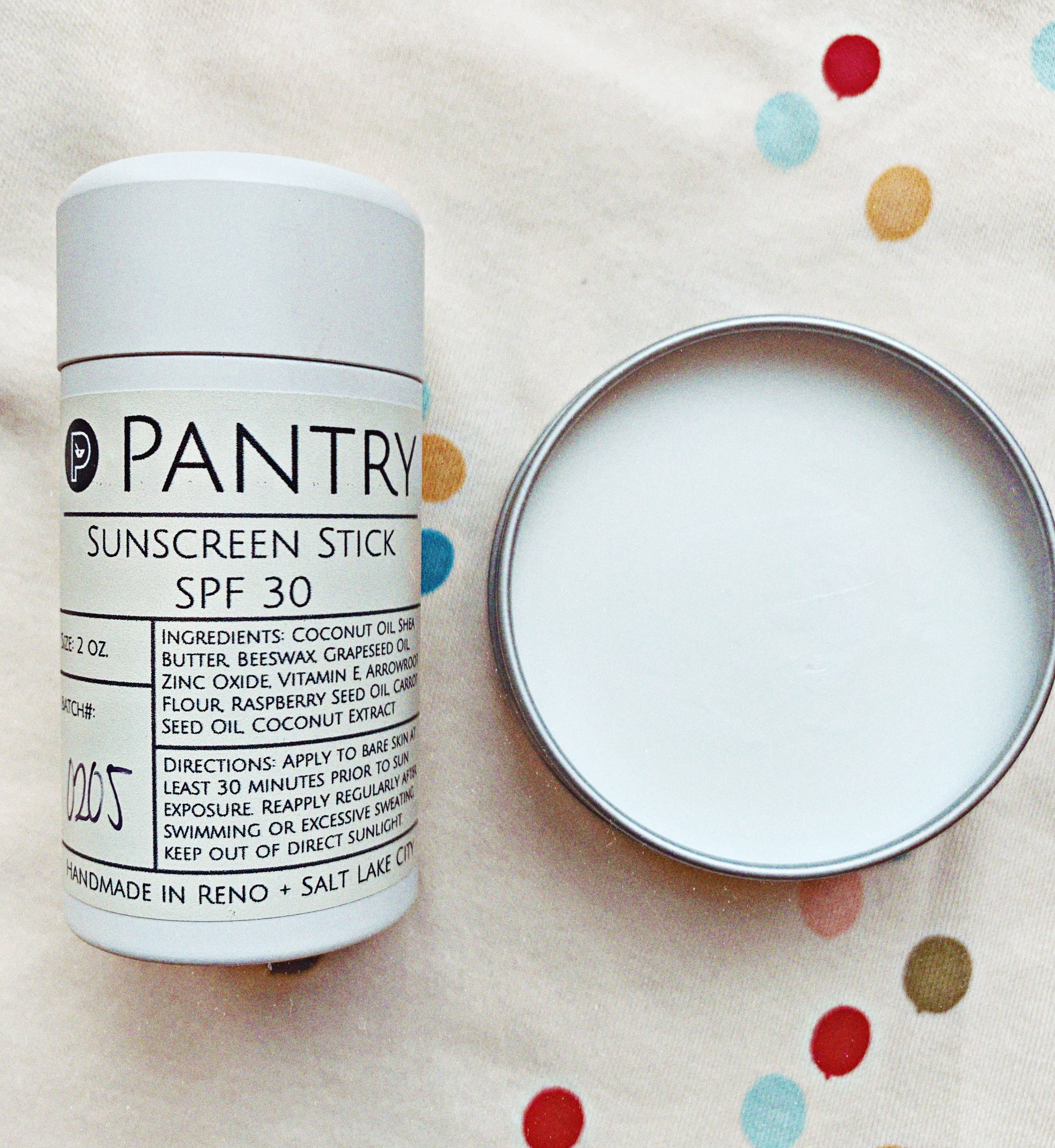 Natural Mineral Sunscreen SPF 30 - Summer Sun Protection: 2 oz. Tube