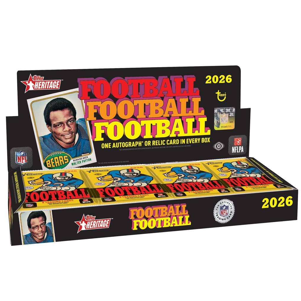 2026 Topps Heritage Football Hobby Box