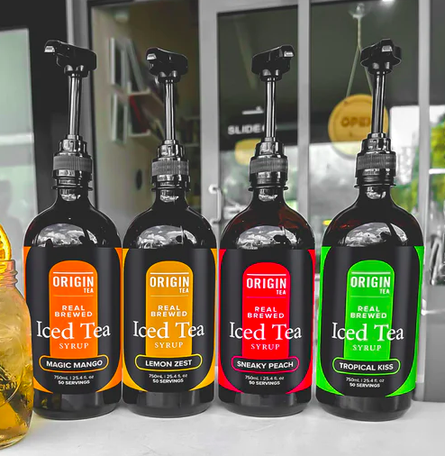 Origin Iced Tea Syrups (750ml)