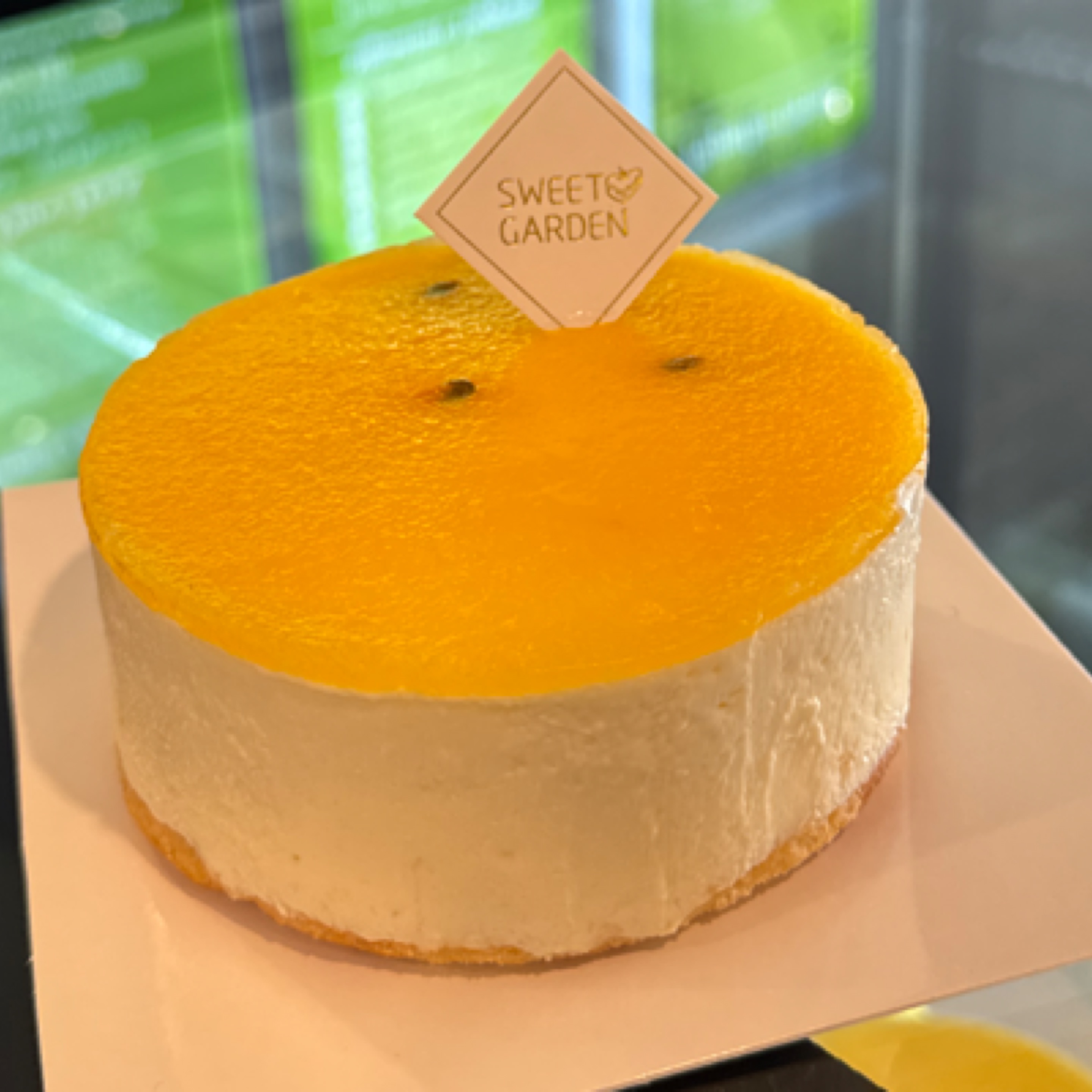 Passion Fruit Cheesecake 4"
