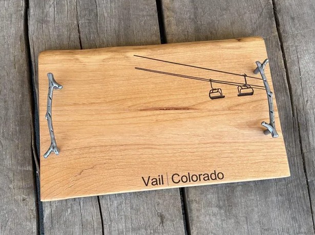 Vail Chairlift Charcuterie Board