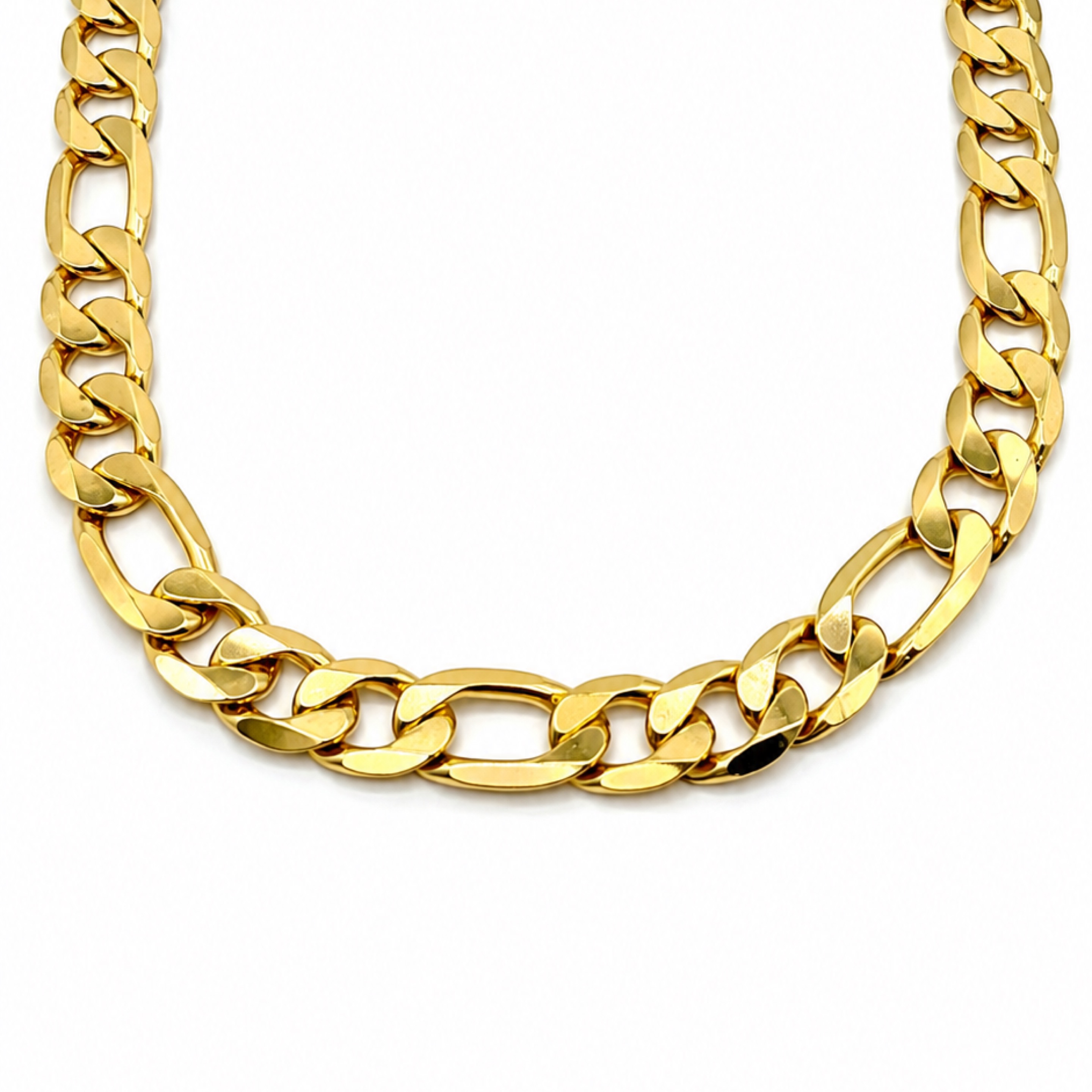 24” Figaro Gold Chain / 6mm