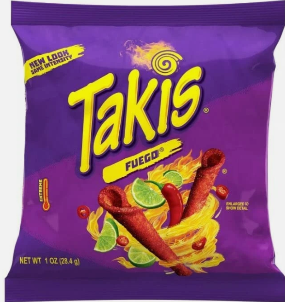 Takis Rolled Tortilla Chips (1 oz) - Fuego