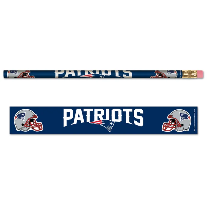 New England Patriots Pencil 6 Pack