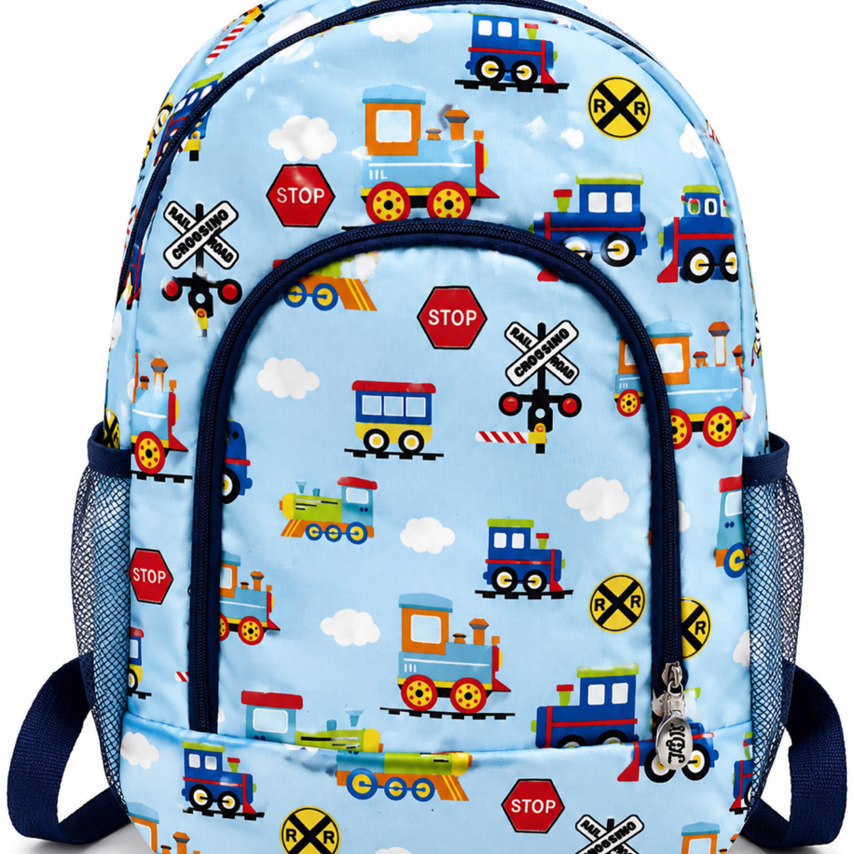 Train Print Backpack