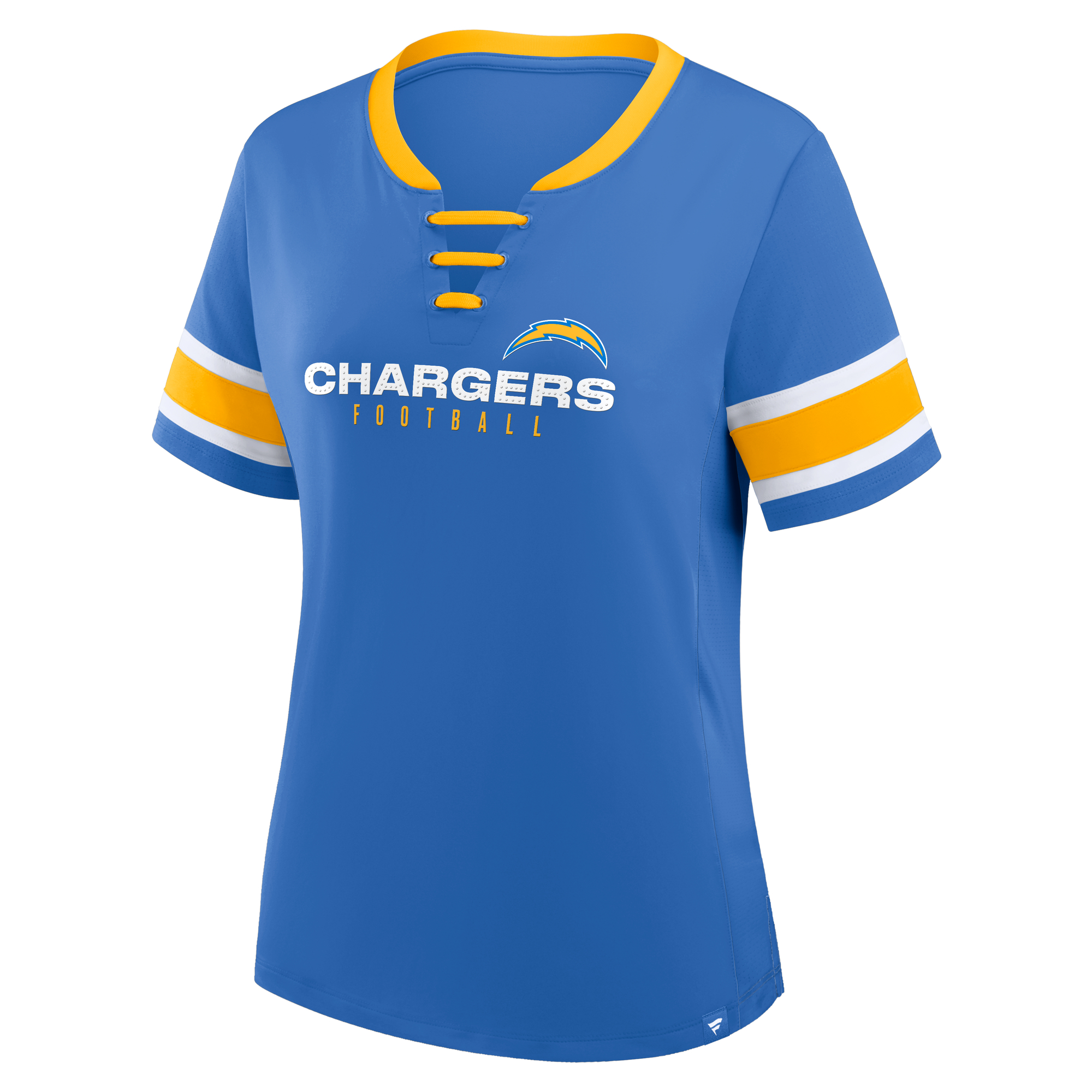 Los Angeles Chargers Ladies Draw Play Rhinestone Laced Jersey