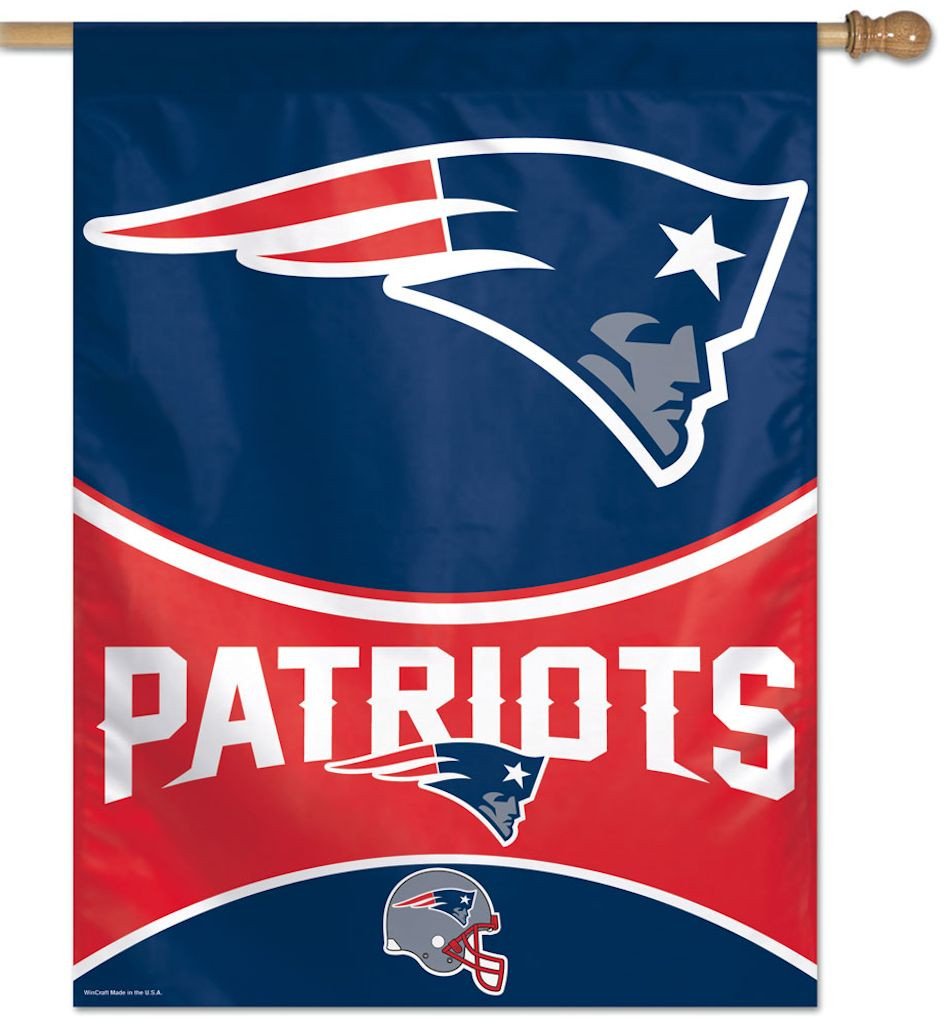 New England Patriots Vertical House Flag 28x40"