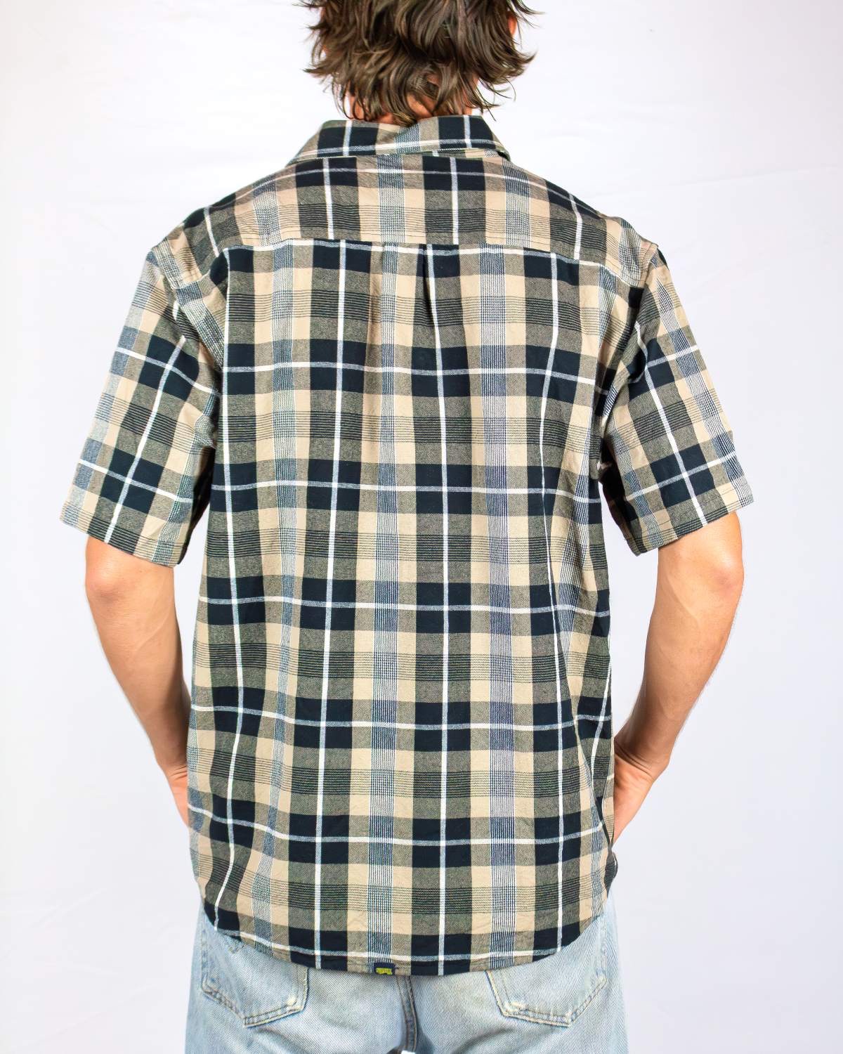 Hard Yakka Plaid Button-Down Shirt
