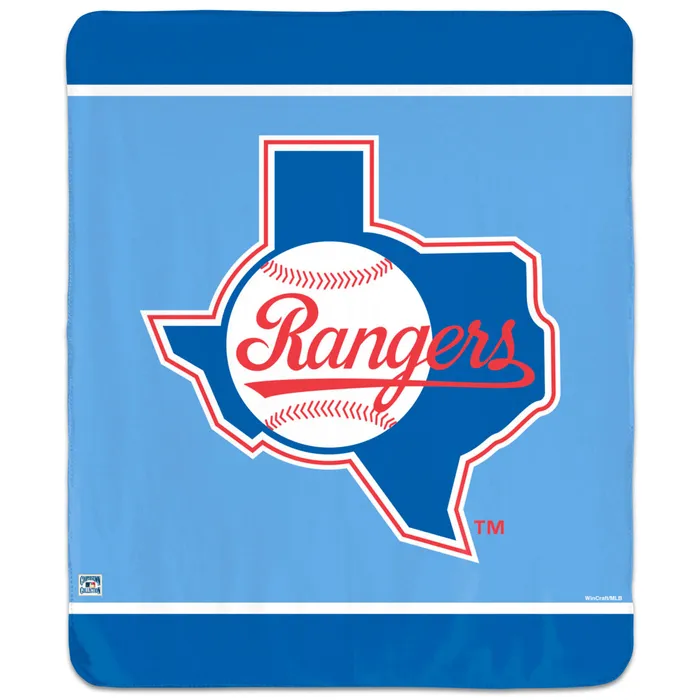 Texas Rangers Cooperstown Collection Winning Image Blanket 50x60"