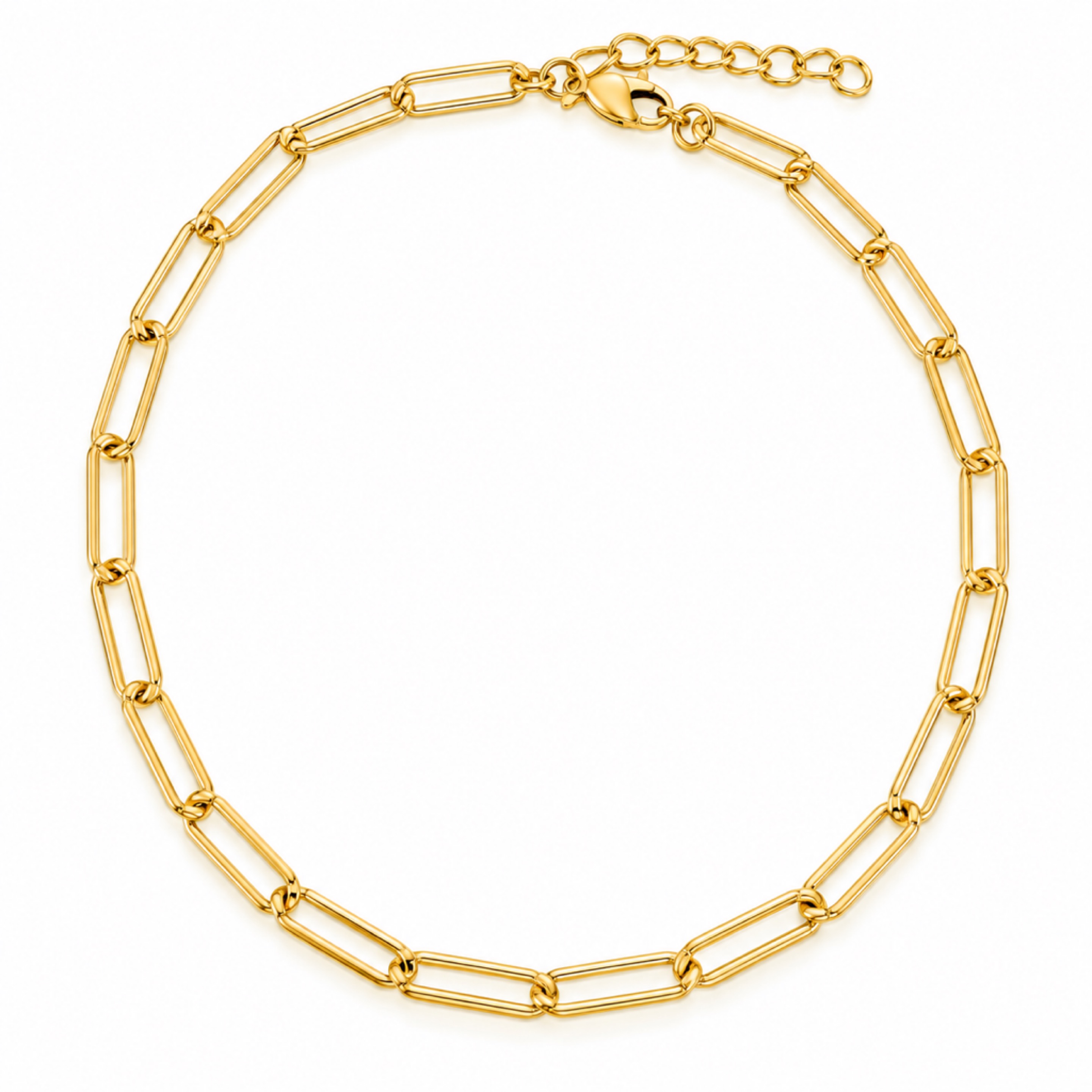 Paper Clip Anklet