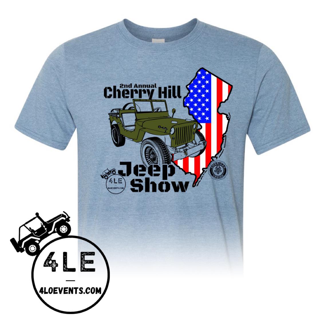 Pre-Order 2nd Annual Cherry Hill Jeep Show T-Shirt (June 4th)