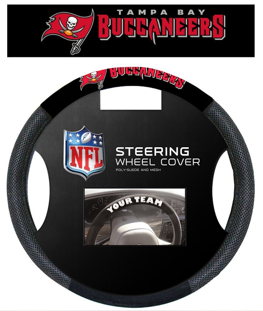 Tampa Bay Buccaneers Mesh Steering Wheel Cover